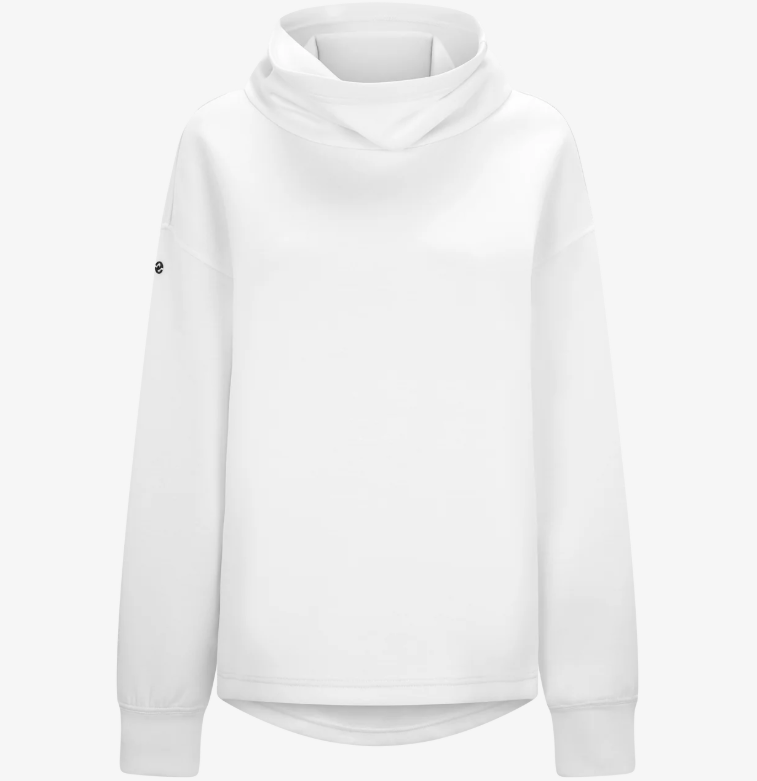 Ladies Verve Sponge Funnel Neck - White