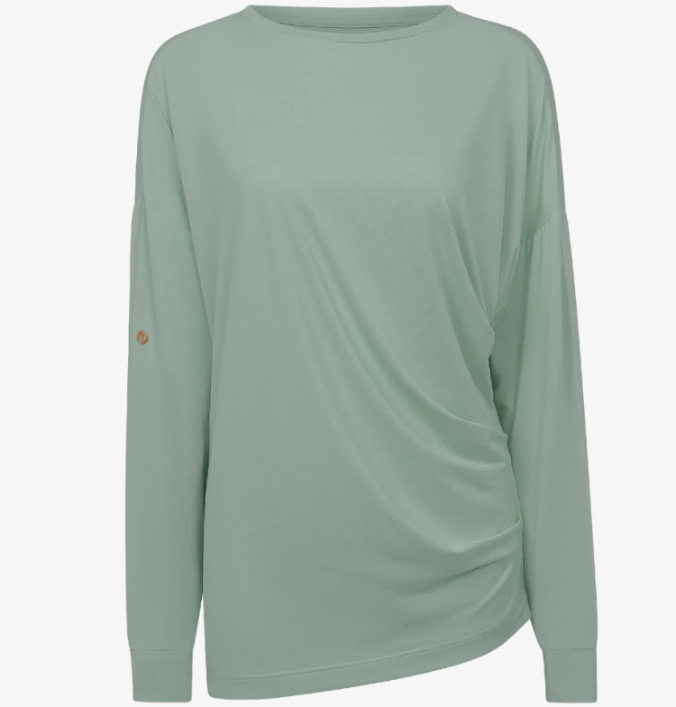 Ladies Verve Convert LS Tee - Sage