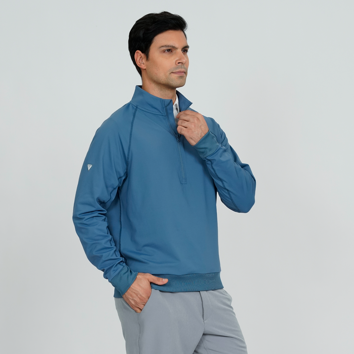 Edan Performance 1/2 Zip Blue Fusion