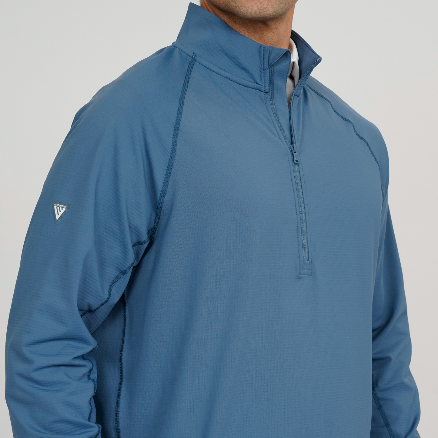 Edan Performance 1/2 Zip Blue Fusion