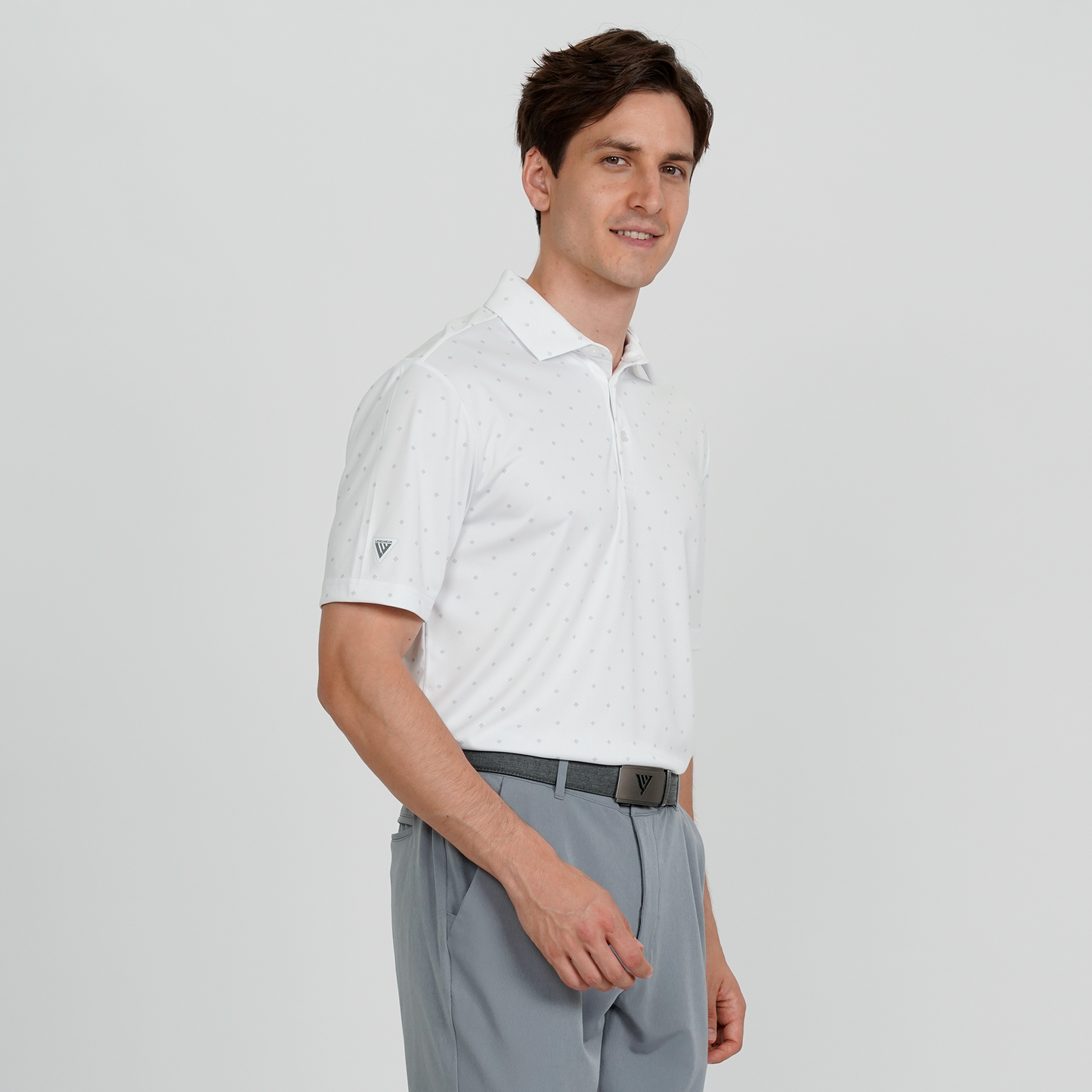 Inlay Performance Polo White