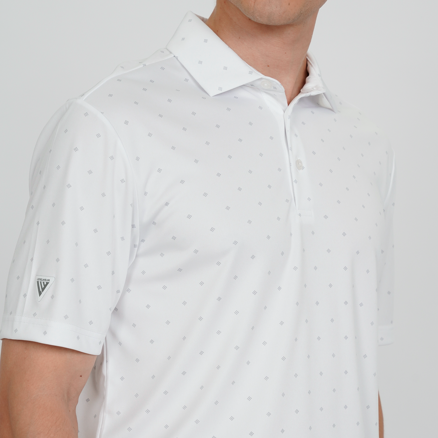 Inlay Performance Polo White
