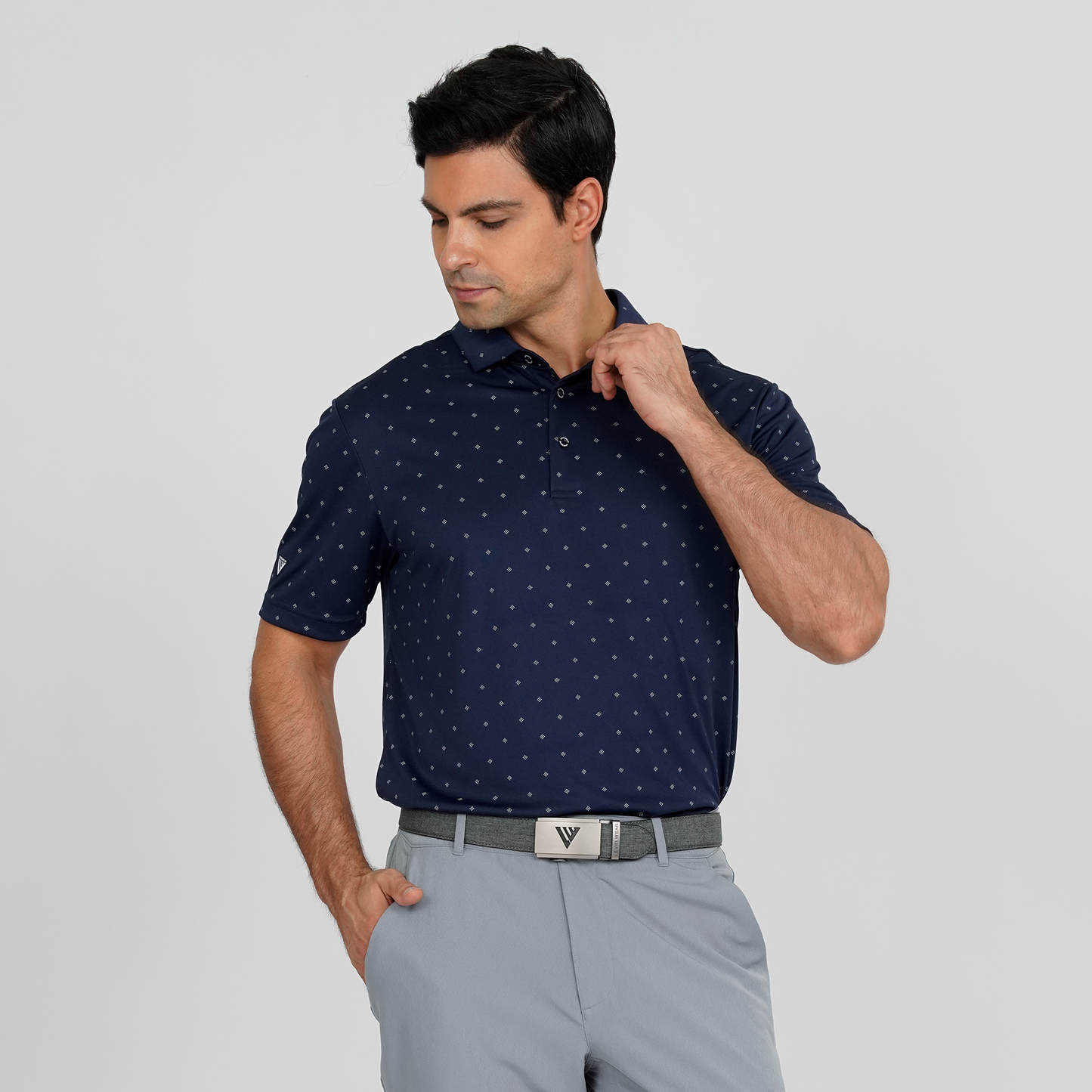 Inlay Performance Polo Navy