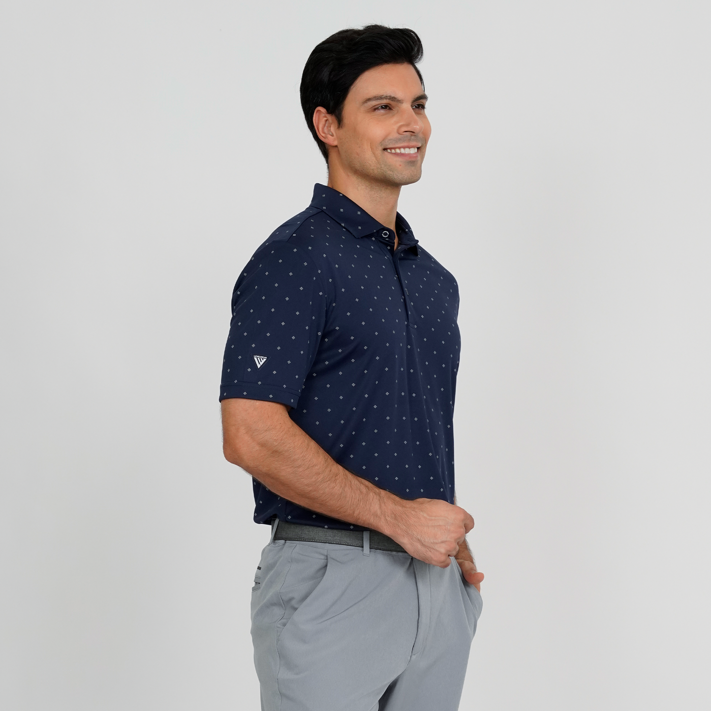 Inlay Performance Polo Navy