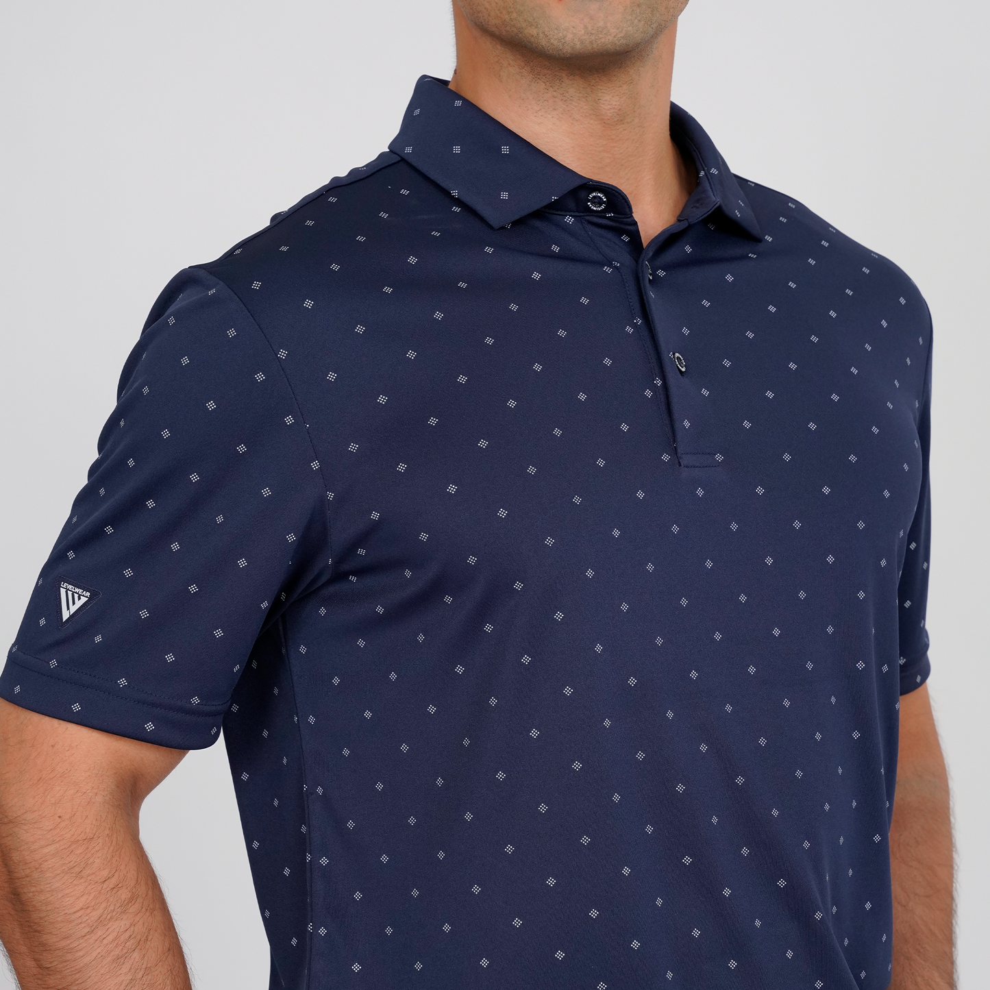 Inlay Performance Polo Navy