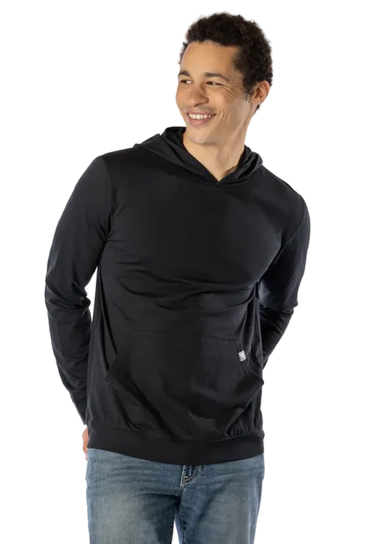Relay Lightweight Hoodie - Black