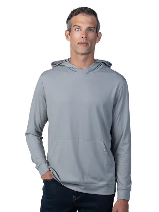 Relay Lightweight Hoodie - Pebble