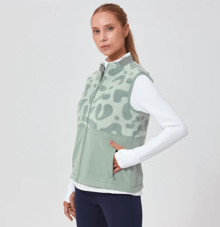 Ladies Verve Spot Vest - Sage