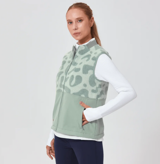Ladies Verve Spot Vest - Sage