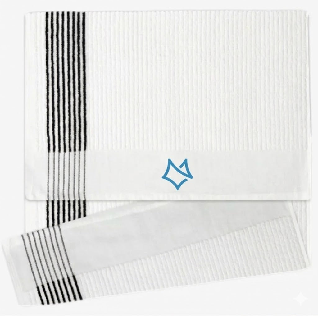 The Fox Caddy Towel White