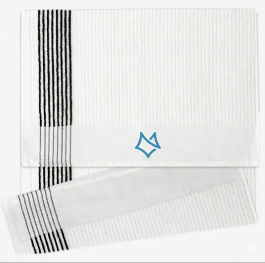The Fox Caddy Towel White