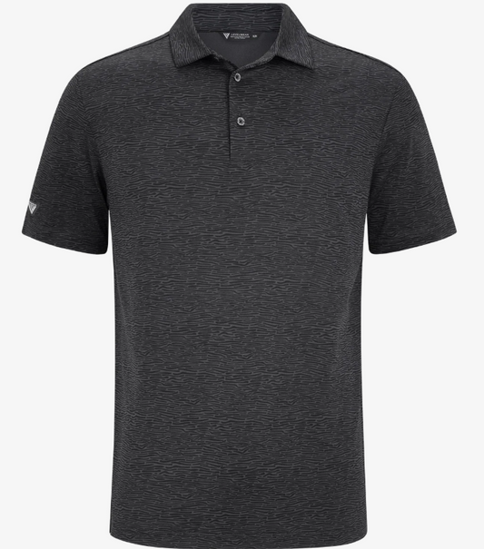 Trellis Polo Black/Charcoal
