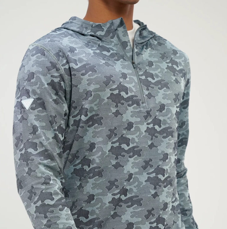 Active Camo Hoodie - Grey