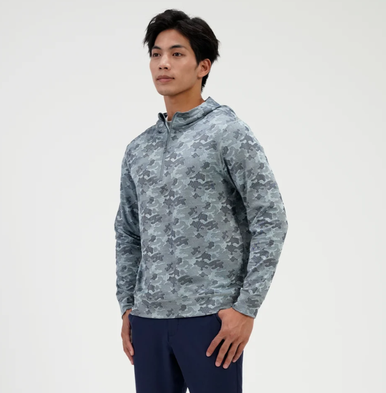 Active Camo Hoodie - Grey