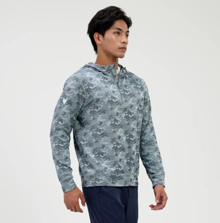 Active Camo Hoodie - Grey