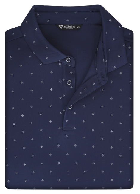 Inlay Performance Polo Navy